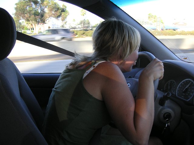 PICT0351 Brrrrrrrrum. Nina er nå kvalifisert for å øvekjøre.